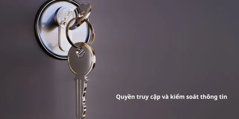 Chính sách bảo mật về dữ liệu cá nhân của người sử dụng
