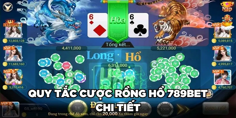 Quy tắc cược Rồng Hổ 789BET chi tiết